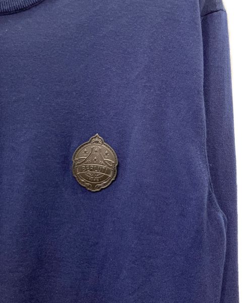 Berluti（ベルルッティ）Berluti (ベルルッティ) パッチワーククルーネックニット ネイビー サイズ:XLの古着・服飾アイテム