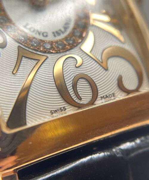 FRANCK MULLER（フランクミュラー）FRANCK MULLER (フランクミュラー) ロングアイランド レリーフセンターダイヤ 32.5×23.0mm サイズ:32.5×23.0mmの古着・服飾アイテム
