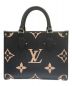LOUIS VUITTON (ルイ ヴィトン) オンザゴーPM ブラック×ベージュ サイズ:PM：328000円