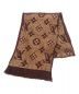 LOUIS VUITTON (ルイ ヴィトン) エシャルプ・ロゴマニア シャイン マロン ブラウン サイズ:-：62800円
