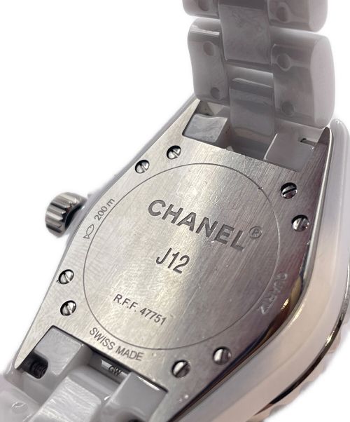 CHANEL（シャネル）CHANEL (シャネル) J12 ホワイトの古着・服飾アイテム