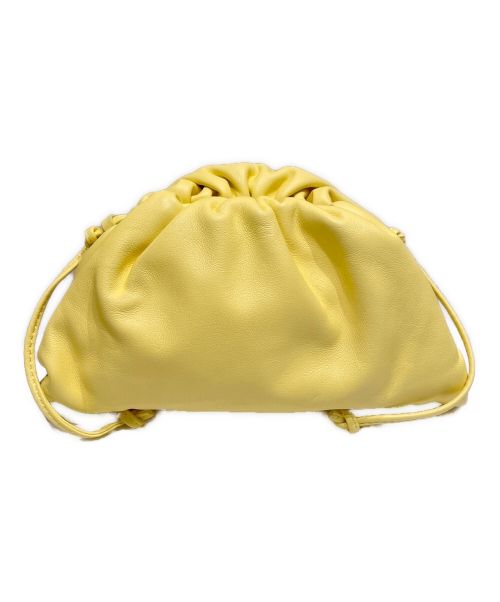 BOTTEGA VENETA（ボッテガベネタ）BOTTEGA VENETA (ボッテガベネタ) ミニ ザ・ポーチ クラッチ ショルダー バッグ イエロー サイズ:ミニの古着・服飾アイテム