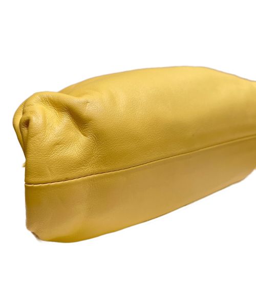 BOTTEGA VENETA（ボッテガベネタ）BOTTEGA VENETA (ボッテガベネタ) ミニ ザ・ポーチ クラッチ ショルダー バッグ イエロー サイズ:ミニの古着・服飾アイテム