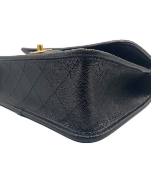 CHANEL（シャネル）CHANEL (シャネル) スモールトップハンドルショルダーバッグ ブラック サイズ:25の古着・服飾アイテム