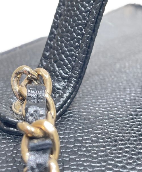 CHANEL（シャネル）CHANEL (シャネル) ミニヴァニティショルダーバッグ ブラック サイズ:16の古着・服飾アイテム