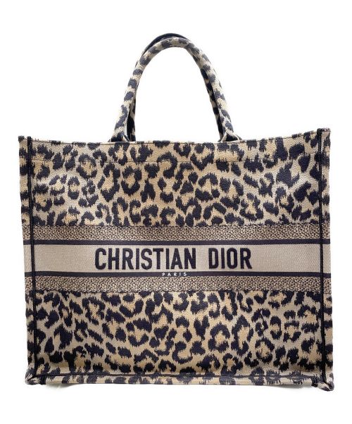Christian Dior（クリスチャン ディオール）Christian Dior (クリスチャン ディオール) MIZZA BOOK TOTE LARGE ベージュ サイズ:Lの古着・服飾アイテム