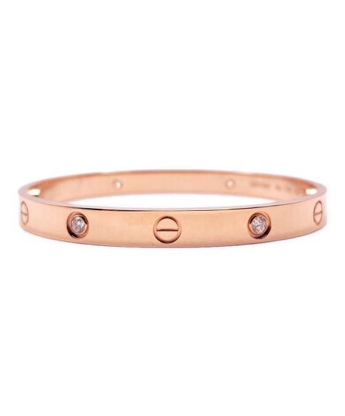 Cartier（カルティエ）Cartier (カルティエ) 4Pダイヤ ラブブレス サイズ:18の古着・服飾アイテム