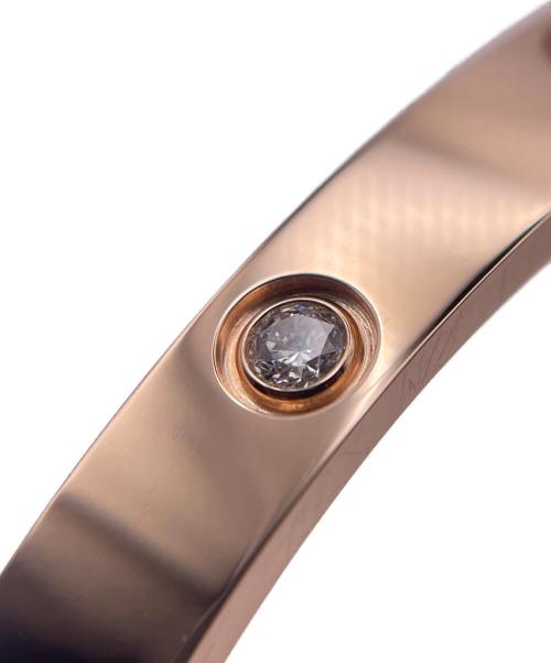 Cartier（カルティエ）Cartier (カルティエ) 4Pダイヤ ラブブレス サイズ:18の古着・服飾アイテム