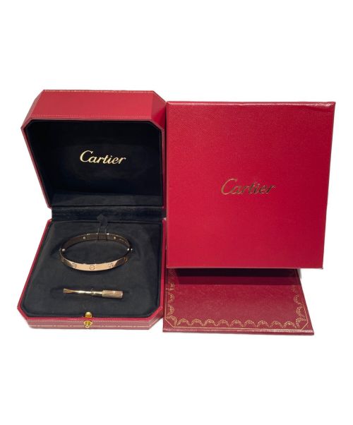 Cartier（カルティエ）Cartier (カルティエ) 4Pダイヤ ラブブレス サイズ:18の古着・服飾アイテム