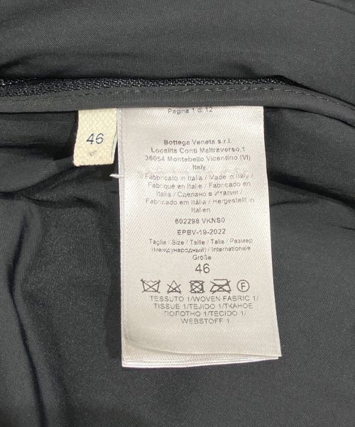 BOTTEGA VENETA（ボッテガベネタ）BOTTEGA VENETA (ボッテガベネタ) ダウンジャケット ブラック サイズ:46の古着・服飾アイテム