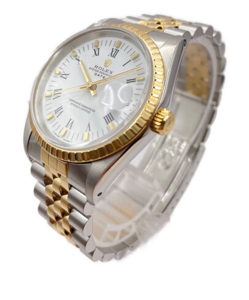 ROLEX（ロレックス）ROLEX (ロレックス) オイスターパーペチュアルデイト Ref.15223 ホワイト サイズ:34mmの古着・服飾アイテム