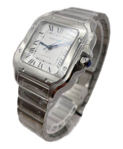 Cartier（カルティエ）Cartier (カルティエ) サントス ドゥ カルティエ ホワイト サイズ:MM 未使用品の古着・服飾アイテム