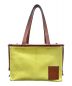 LOEWE（ロエベ）の古着「クッショントートスモール」｜イエロー×ブラウン