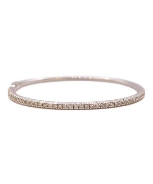 TIFFANY & Co.（ティファニー）TIFFANY & Co. (ティファニー) ヒンジバングルスモール ハーフダイヤ サイズ:スモールの古着・服飾アイテム