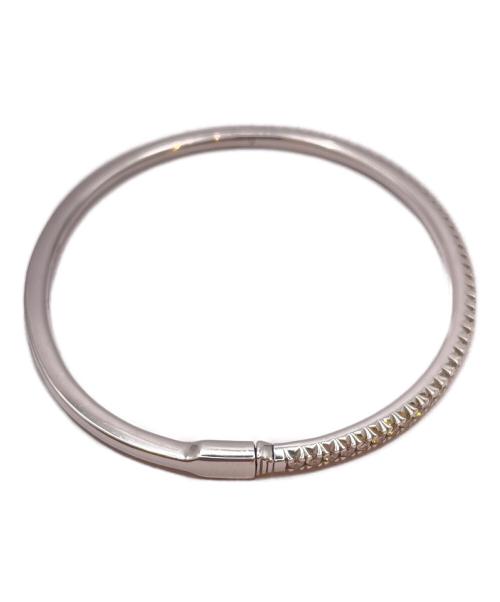 TIFFANY & Co.（ティファニー）TIFFANY & Co. (ティファニー) ヒンジバングルスモール ハーフダイヤ サイズ:スモールの古着・服飾アイテム