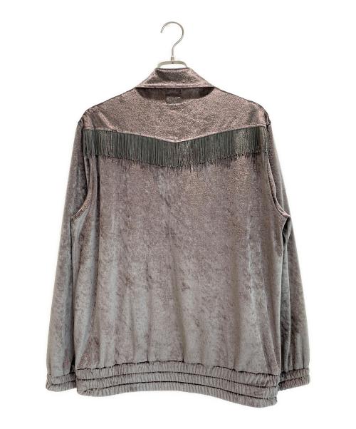 Needles（ニードルズ）Needles (ニードルズ) Fring Jacket-Cruch Velor シルバー サイズ:Mの古着・服飾アイテム