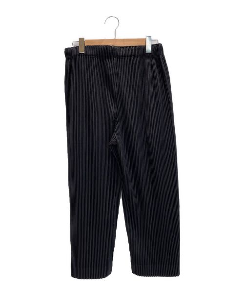 HOMME PLISSE ISSEY MIYAKE（オム プリッセ イッセイ ミヤケ）HOMME PLISSE ISSEY MIYAKE (オムプリッセ イッセイ ミヤケ) プリーツワイドパンツ ブラック サイズ:3 未使用品の古着・服飾アイテム