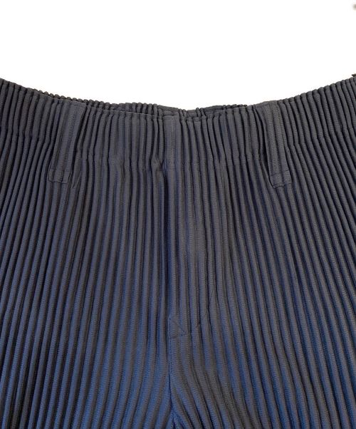 HOMME PLISSE ISSEY MIYAKE（オム プリッセ イッセイ ミヤケ）HOMME PLISSE ISSEY MIYAKE (オムプリッセ イッセイ ミヤケ) プリーツワイドパンツ グレー サイズ:1 未使用品の古着・服飾アイテム
