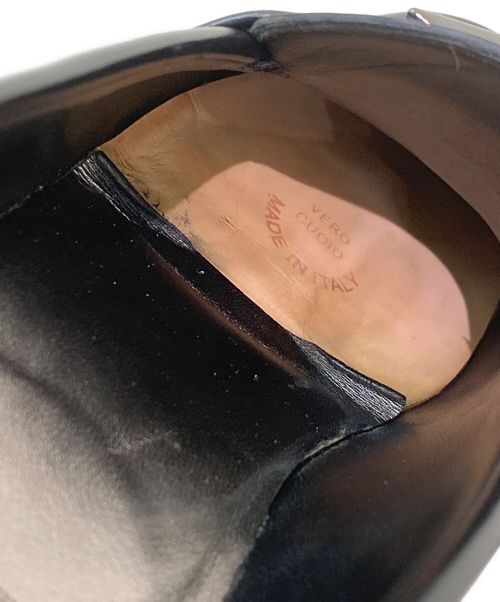 VALENTINO（ヴァレンティノ）VALENTINO (ヴァレンティノ) ワンスタッズローファー ブラック サイズ:36の古着・服飾アイテム