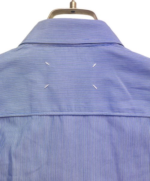 Maison Margiela（メゾンマルジェラ）Maison Margiela (メゾンマルジェラ) 比翼シャツ ブルー サイズ:40の古着・服飾アイテム