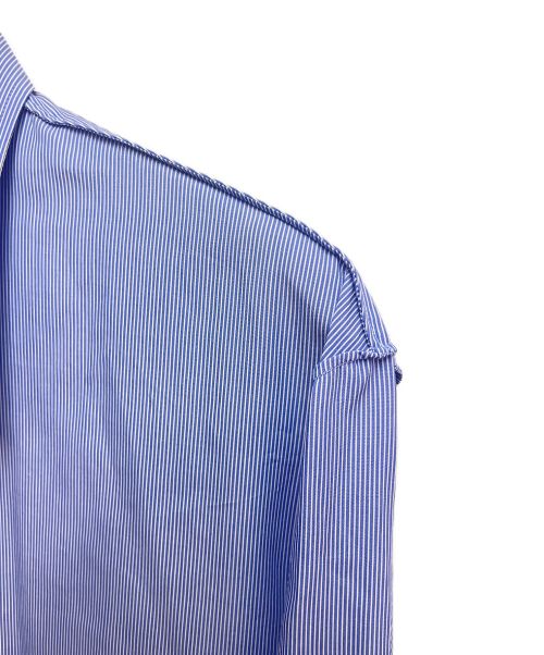 Maison Margiela（メゾンマルジェラ）Maison Margiela (メゾンマルジェラ) 比翼シャツ ブルー サイズ:40の古着・服飾アイテム