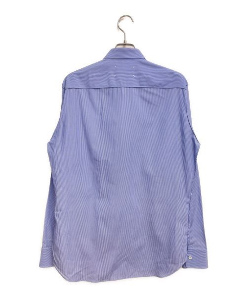 Maison Margiela（メゾンマルジェラ）Maison Margiela (メゾンマルジェラ) 比翼シャツ ブルー サイズ:40の古着・服飾アイテム