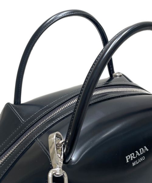 PRADA（プラダ）PRADA (プラダ) スーパーノヴァ ミディアムハンドバッグ ブラックの古着・服飾アイテム