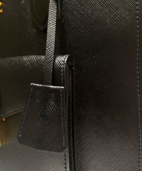 PRADA（プラダ）PRADA (プラダ) サフィアンーノ2WAYハンドバッグの古着・服飾アイテム