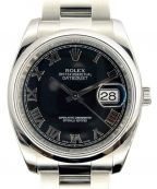 ROLEXロレックス）の古着「デイトジャスト Ref.116200」｜ブラック/36mm