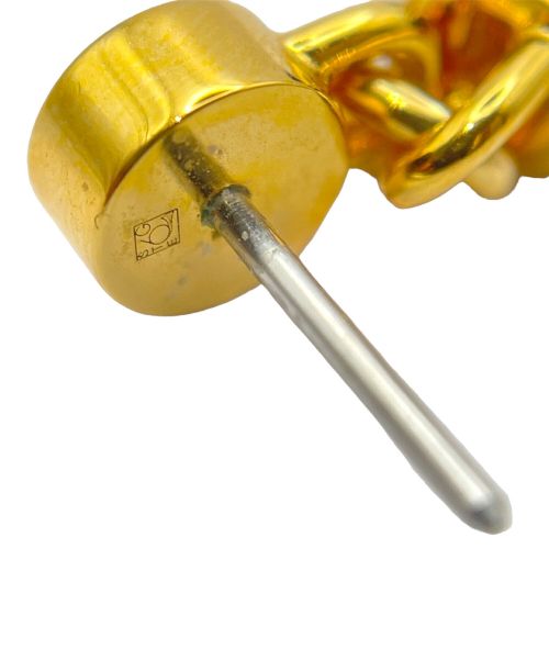 HERMES（エルメス）HERMES (エルメス) シャルニエール ピアスPM エトゥープ×ゴールド サイズ:PM 未使用品の古着・服飾アイテム