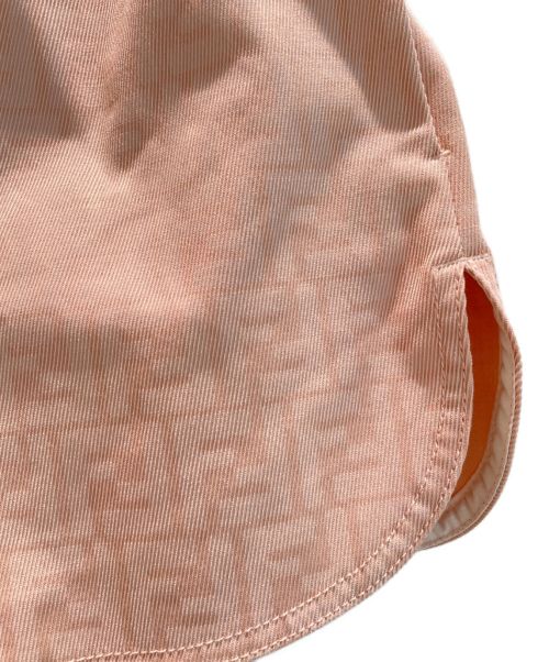 FENDI（フェンディ）FENDI (フェンディ) ズッカ柄コットンショートパンツ ピンク サイズ:40の古着・服飾アイテム