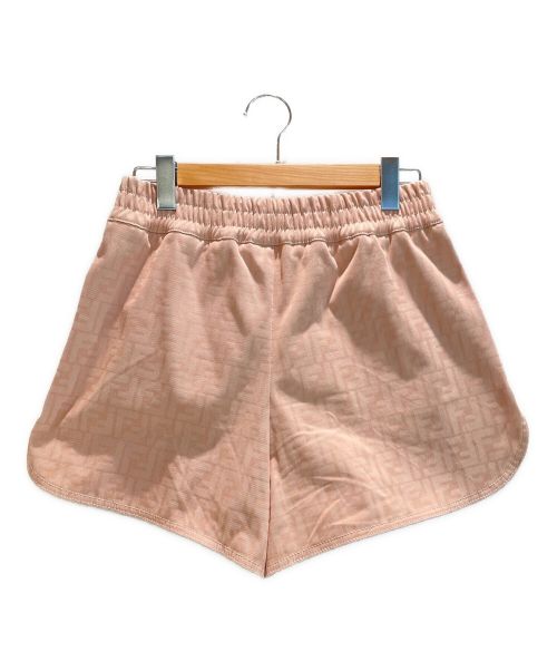 FENDI（フェンディ）FENDI (フェンディ) ズッカ柄コットンショートパンツ ピンク サイズ:40の古着・服飾アイテム