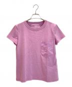 HERMESエルメス）の古着「Cliquetis刺繍ポケットTシャツ」｜バイオレット