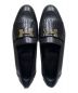 中古・古着 HERMES (エルメス) モカシンロワイヤル ローファー ブラック サイズ:36 未使用品：128000円