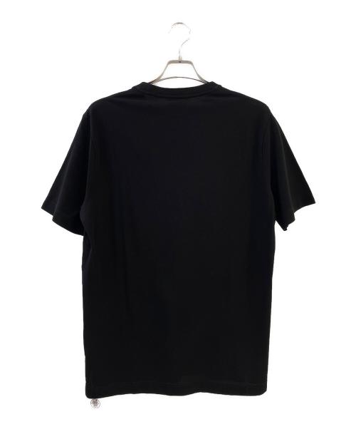 HERMES（エルメス）HERMES (エルメス) ロゴ刺繍ポケットTシャツ  ブラック サイズ:L 未使用品の古着・服飾アイテム