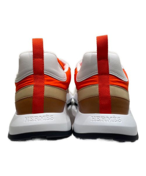 HERMES（エルメス）HERMES (エルメス) グラム スニーカー オレンジ サイズ:42 未使用品の古着・服飾アイテム
