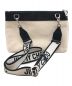 JIMMY CHOO (ジミーチュウ) ショルダーバッグ アイボリー×ブラック：29800円