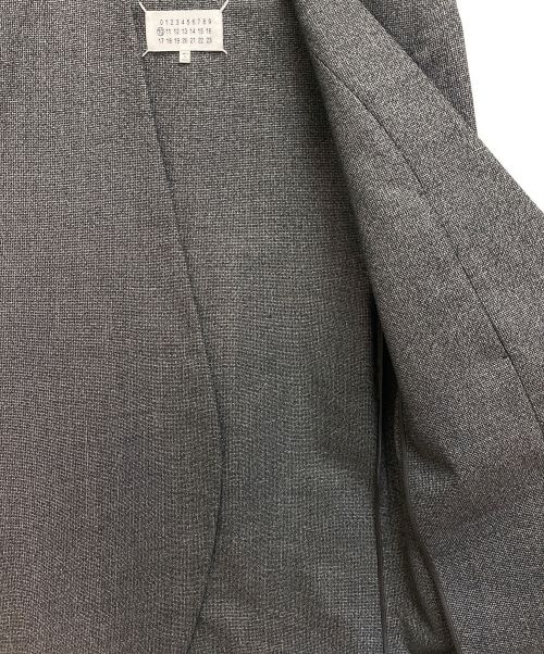 Maison Margiela（メゾンマルジェラ）Maison Margiela (メゾンマルジェラ) ノーカラージャケット グレー サイズ:44の古着・服飾アイテム
