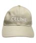 CELINE (セリーヌ) ロゴベースボールキャップ アイボリー サイズ:M：54800円