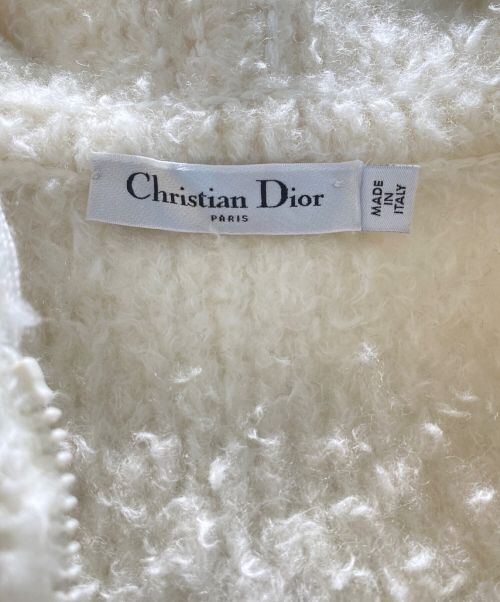 Christian Dior（クリスチャン ディオール）Christian Dior (クリスチャン ディオール) ウール J'ADIOR パーカー アイボリー サイズ:38の古着・服飾アイテム
