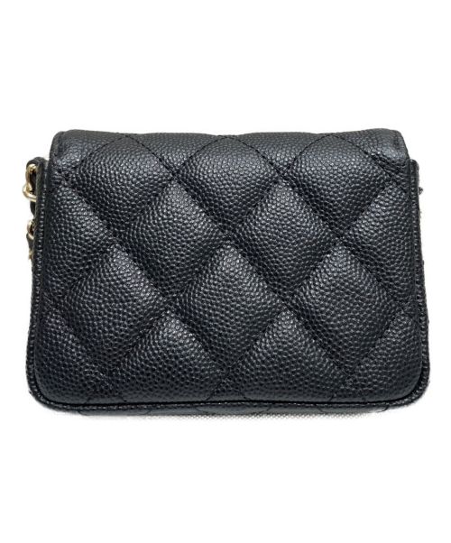 CHANEL（シャネル）CHANEL (シャネル) ミニマトラッセショルダーポーチ ブラック サイズ:ミニの古着・服飾アイテム