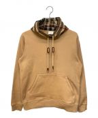 BURBERRY LONDONバーバリーロンドン）の古着「タータンフードプルオーバー」｜ブラウン