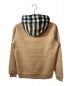 BURBERRY LONDON (バーバリー ロンドン) タータンフードプルオーバー ブラウン サイズ:XS：49800円