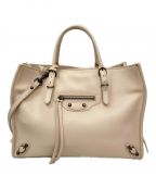 BALENCIAGAバレンシアガ）の古着「ペーパーミニ」｜ベージュ