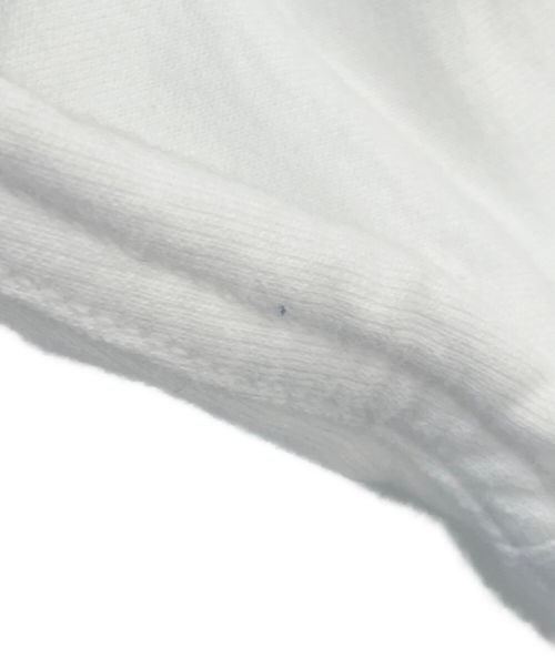 HERMES（エルメス）HERMES (エルメス) Cheval Masque レザーパッチ Tシャツ ホワイト サイズ:Mの古着・服飾アイテム