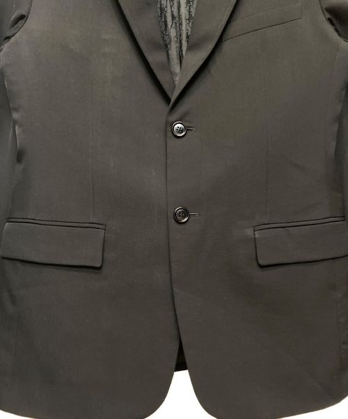 Dior（ディオール）Dior (ディオール) シングルテーラードジャケット ブラック サイズ:44の古着・服飾アイテム