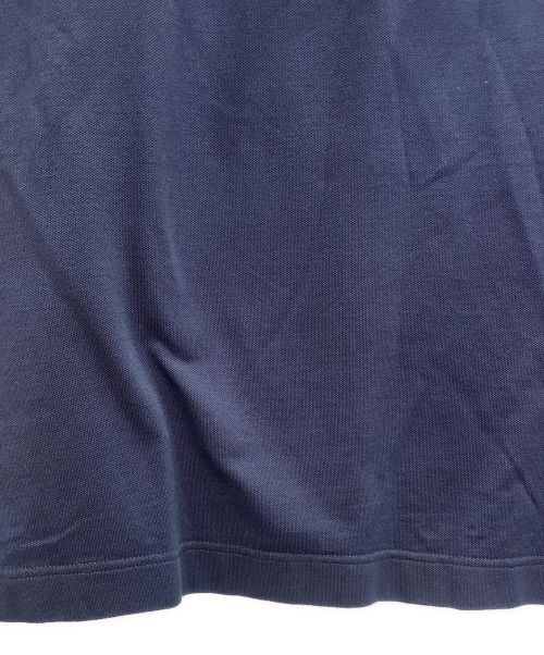 HERMES（エルメス）HERMES (エルメス) H刺繍ボタン ポロシャツ マリン/ネイビー サイズ:L 未使用品の古着・服飾アイテム