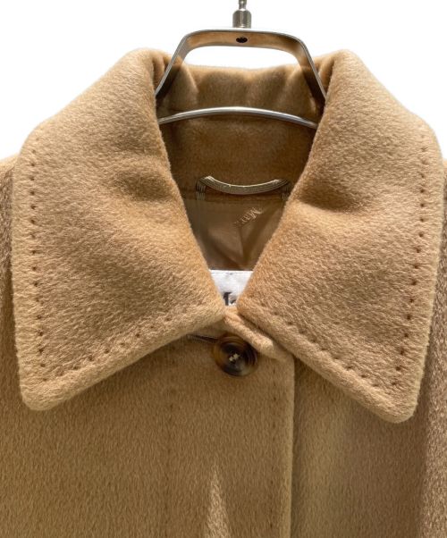 MaxMara（マックスマーラ）MaxMara (マックスマーラ) カシミヤステンカラーロングコート キャメル サイズ:32の古着・服飾アイテム