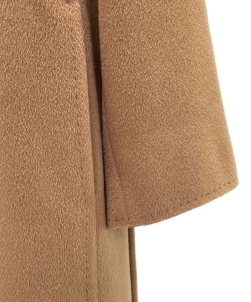 MaxMara（マックスマーラ）MaxMara (マックスマーラ) カシミヤステンカラーロングコート キャメル サイズ:32の古着・服飾アイテム