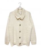 BOTTEGA VENETAボッテガベネタ）の古着「編み込みニットカーディガン」｜アイボリー